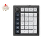 Keychron Q0 Max RGB Wireless Numeric Keyboard, Red Switch (Black) [Q0M-M1].