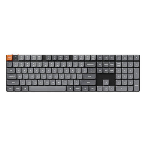 Keychron K5 Max LED trådløst mekanisk tastatur, lav profil, brun switch (sort) [K5M-A3].