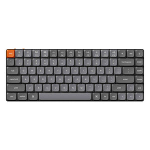 Keychron K3 Max RGB trådløst mekanisk tastatur, lav profil, rød switch (sort) [K3M-H1].