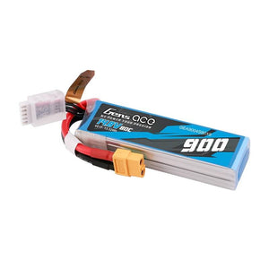 Lipo Gens Ace 900mAh 14.8V 80C 4S1P batteri med XT60-kontakt