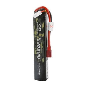 Lipo Gens ace 25C 1100mAh 3S1P 11.1V Airsoftgevärsbatteri med T-kontakt