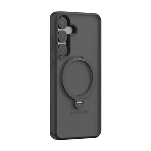 Torras Ostand Spin serijos telefono dėklas Samsung S25+ (juodas)