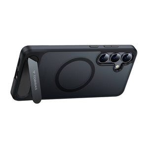 Torras telefoniümbris Pstand seeria Samsung S25+ jaoks (must)