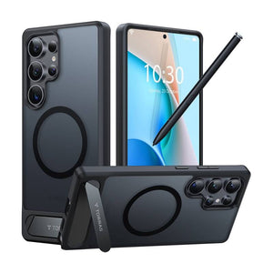 Torras telefoniümbrise Pstand seeria Samsung S25 Ultra jaoks (must)