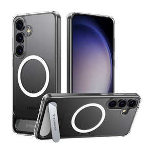 Torras Pstand serijos telefono dėklas Samsung S25+ (permatomas)