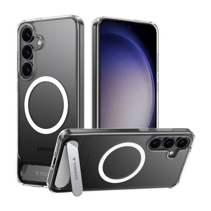 Torras Pstand seeria telefoniümbris Samsung S25+ jaoks (läbipaistev)