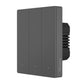 Smart WiFi-vægkontakt SONOFF M5-3C-80 (3-kanals, til ramme, grafit)