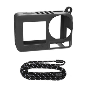 Sunnylife OA5-BHT885-D silicone case with strap for ACTION 5 PRO (black)