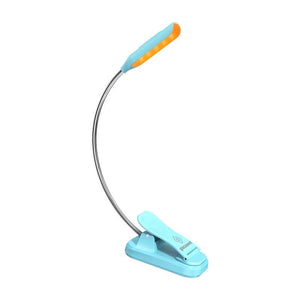Bezvadu lampa Glocusent mini GLCSNTBL103B grāmatu gaisma ar skavu, USB-C zils