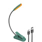 Langaton lamppu Glocusent mini GLCSNTBL102G klipsivalaisin, USB-C Vihreä