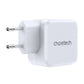 PD8007 USB-C PD45W maitinimo įkroviklis Choetech ES (baltas)