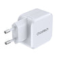 PD8007 USB-C PD45W maitinimo įkroviklis Choetech ES (baltas)
