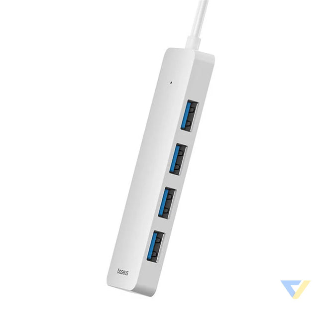 4in1 Hub Baseus UltraJoy Lite USB A to USB 3.0 1m (white) Hubs