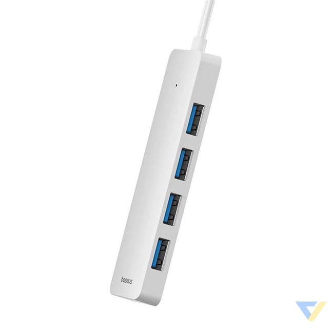 4in1 Hub Baseus UltraJoy Lite USB A to USB 3.0 1m (white) Hubs