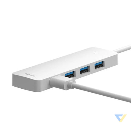 4in1 Hub Baseus UltraJoy Lite USB A to USB 3.0 1m (white) Hubs