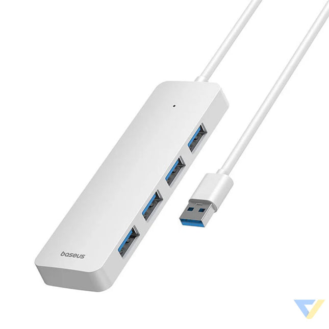 4in1 Hub Baseus UltraJoy Lite USB A to USB 3.0 1m (white) Hubs