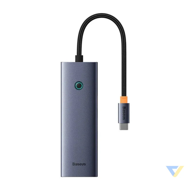 4in1 Hub Baseus UltraJoy USB C do 3x USB 3.0 + RJ45 (space grey) Hubs