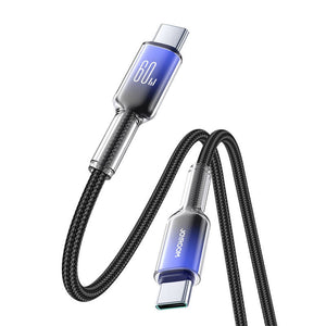 Joyroom S-A42 60W USB-C kaabel 1,2 m must