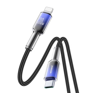 Kabel USB-C Lightning Joyroom S-A42 30W 1,2m sort