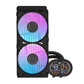 Darkflash DH240D CPU water cooler (black)