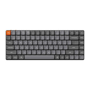 Keychron K3 Max RGB Brown Switch Trådløst Lavprofil Tastatur (Sort) [K3M-H3].