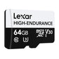 Lexar High-Endurance microSDHC/microSDXC 64GB muistikortti