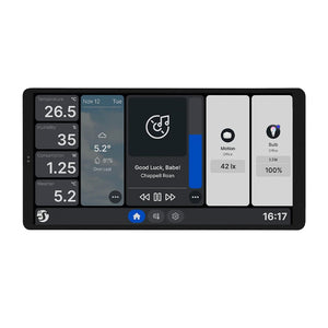 Shelly Wall Display X2 WiFi/BLU (valge)