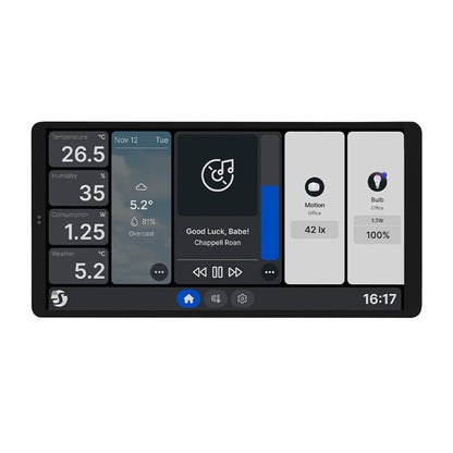 Shelly Wall Display X2 WiFi/BLU (Hvid)