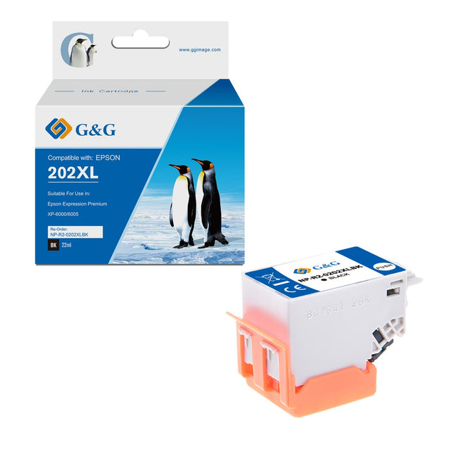 G&G Compatible Epson C13T02G14010 Ink B-0
