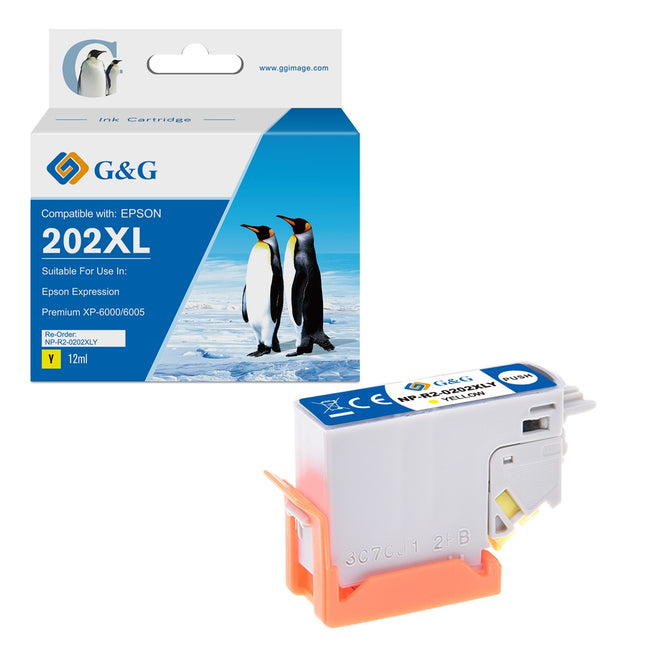 G&G Compatible Epson C13T02H44010 Ink Y-0