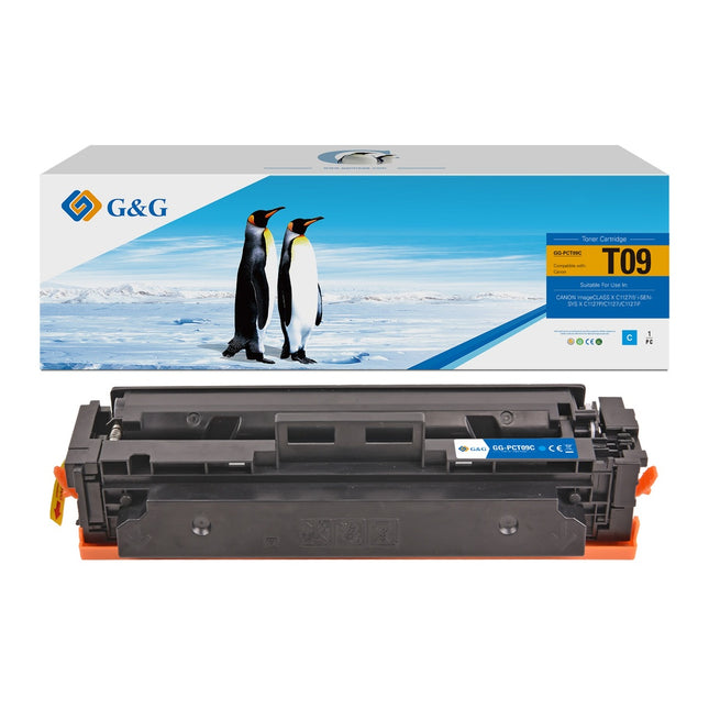 G&G Compatible Canon Toner T09  Cyan/Cartridge T09 Cyan Toner Cyan-0