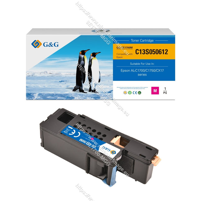 G&G Compatible Epson C13S050612 Toner Magenta-0