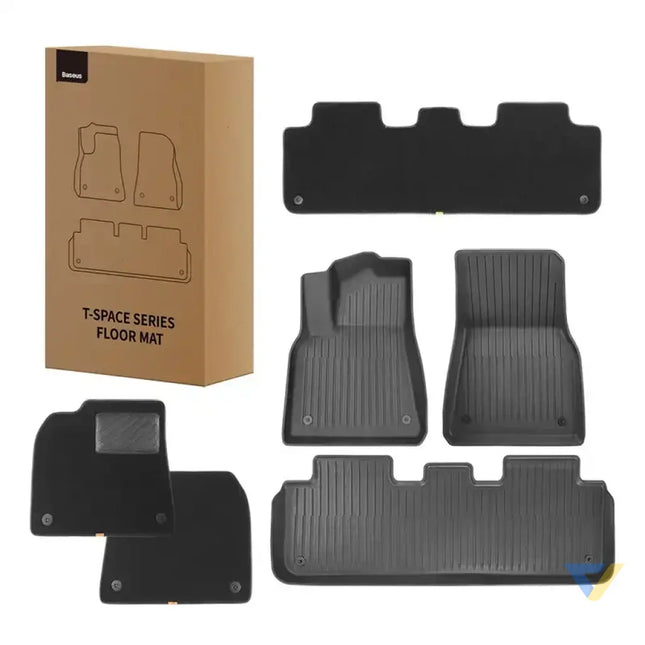 6 Piece Floor Mat for Tesla Baseus T Space Series (black) Other