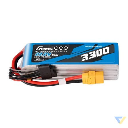Accumulator Lipo Gens Ace G Tech 3300mAh 22.2V 60C 6S1P XT90 Lithium and NiMH