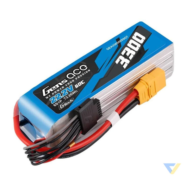 Accumulator Lipo Gens Ace G Tech 3300mAh 22.2V 60C 6S1P XT90 Lithium and NiMH