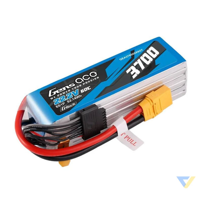 Accumulator Lipo Gens Ace G Tech 3700mAh 22.2V 60C 6S1P XT90 Lithium and NiMH