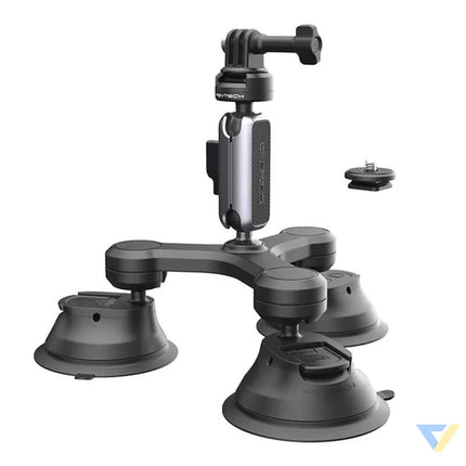 Action camera mount PGYTECH three arm Suction Cup Booms and selfie sticks