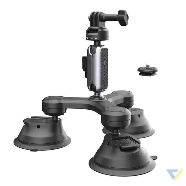 Action camera mount PGYTECH three arm Suction Cup Booms and selfie sticks