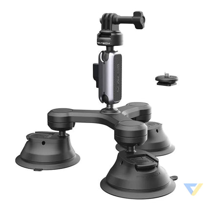 Action camera mount PGYTECH three arm Suction Cup Booms and selfie sticks