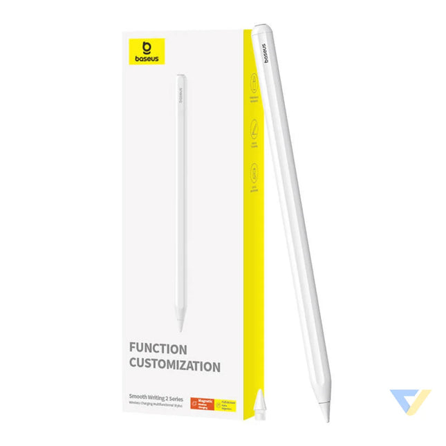Active multifunctional stylus Baseus Smooth Writing Series with wireless charging USB C (White) Tablet styluses