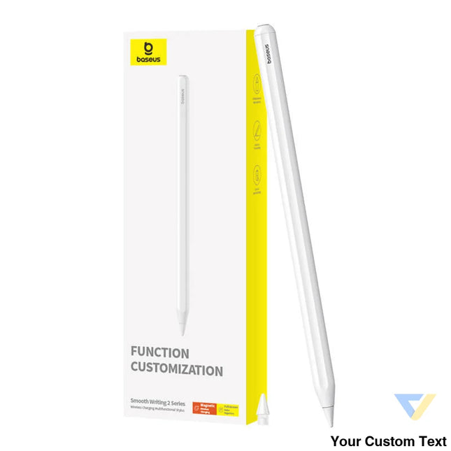 Active multifunctional stylus Baseus Smooth Writing Series with wireless charging USB C (White) Tablet styluses