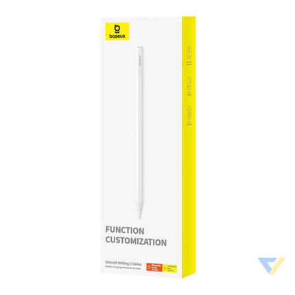 Active multifunctional stylus Baseus Smooth Writing Series with wireless charging USB C (White) Tablet styluses