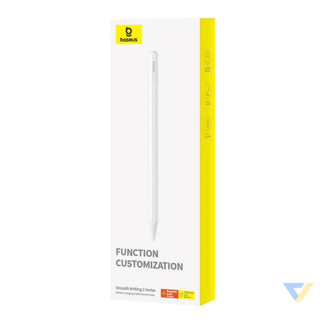 Active multifunctional stylus Baseus Smooth Writing Series with wireless charging USB C (White) Tablet styluses