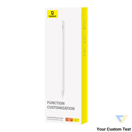 Active multifunctional stylus Baseus Smooth Writing Series with wireless charging USB C (White) Tablet styluses