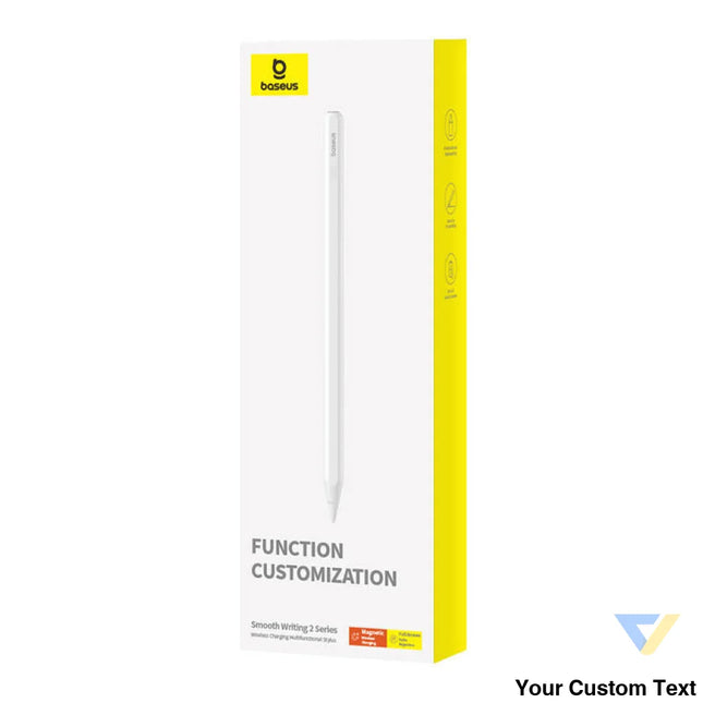 Active multifunctional stylus Baseus Smooth Writing Series with wireless charging USB C (White) Tablet styluses