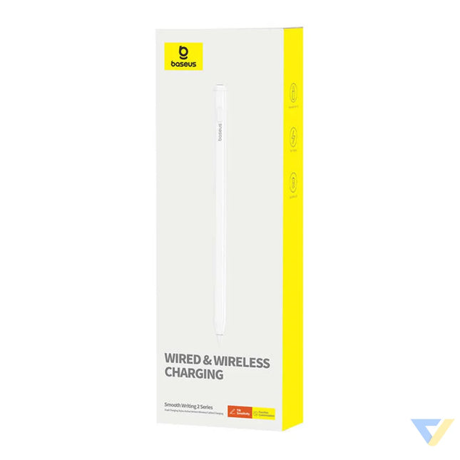 Active stylus Baseus Smooth Writing Series with wireless and cabled charging (White) Tablet styluses