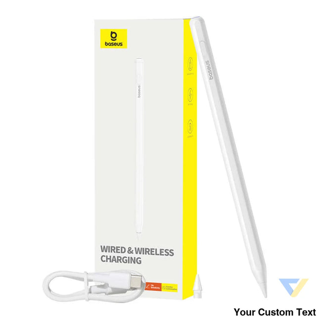 Active stylus Baseus Smooth Writing Series with wireless and cabled charging (White) Tablet styluses
