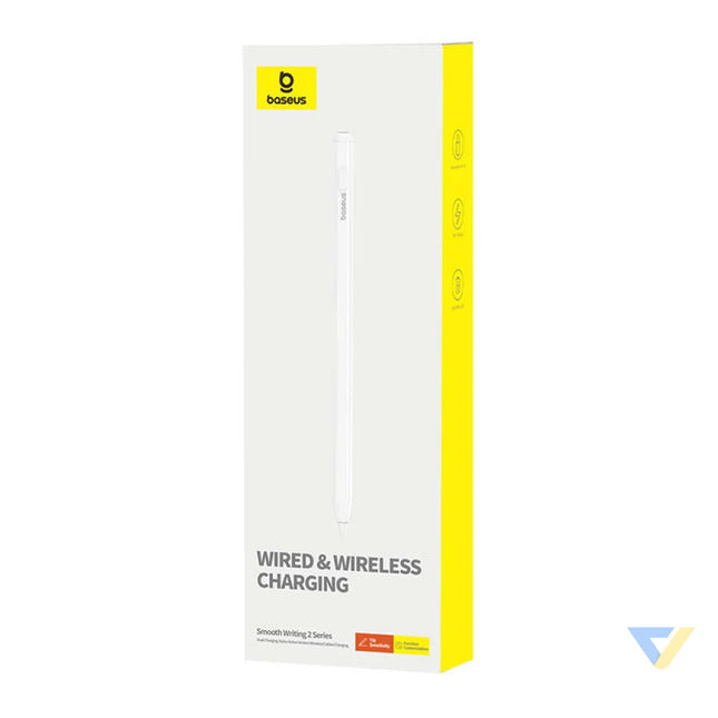 Active stylus Baseus Smooth Writing Series with wireless and cabled charging (White) Tablet styluses