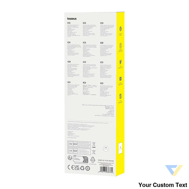 Active stylus Baseus Smooth Writing Series with wireless and cabled charging (White) Tablet styluses