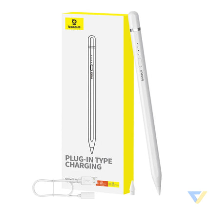 Active stylus Baseus Smooth Writing Series with wireless charging lightning (White) Tablet styluses